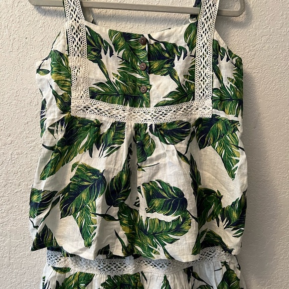 GIULIA DAL PIANO tropical ๐ด skirt and top set 100% Linen made in Italy ๐ฎ๐น - Picture 3 of 8
